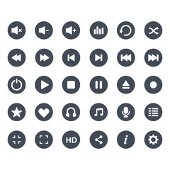 Collection of multimedia symbol