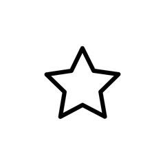  star outline icon
