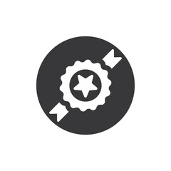 badge simple icon