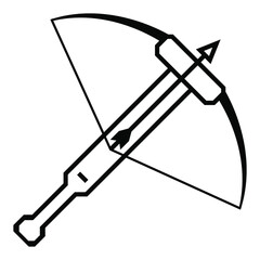 Crossbow vector icon