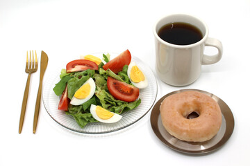 breakfast with coffee