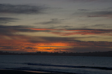 Atardecer en el mar del
Puerto De Quinteros