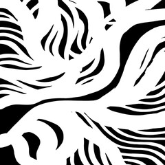 Obraz premium White and black vector. Grunge background. Abstract brush pattern.