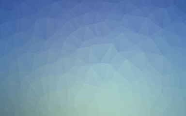 Obraz premium Light BLUE vector blurry triangle template.