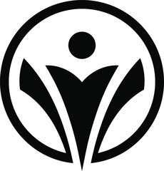 vector black man icon