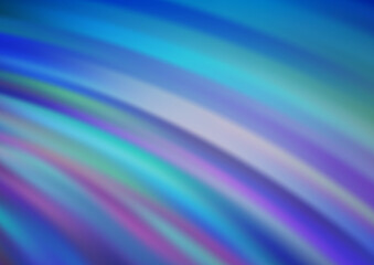 Obraz premium Light BLUE vector template with bubble shapes.