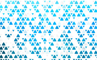 Fototapeta na wymiar Light BLUE vector seamless cover in polygonal style.