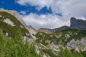 mountain landscape in the alps