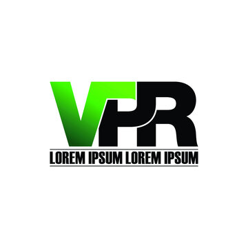Letter VPR simple logo design