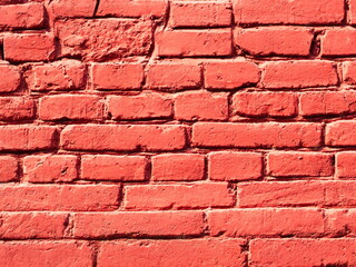 he Red Brick Wall. Old Aged and Grunged in the Shaolin Kungfu School.Dengfeng City, Zhengzhou City, Henan Province, China, 14th October 2018.