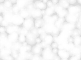silver bokeh beautiful blurred glitter light on abstract background. grey wallpaper. 