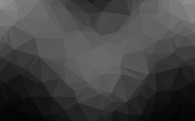 Obraz premium Dark Silver, Gray vector blurry triangle template.