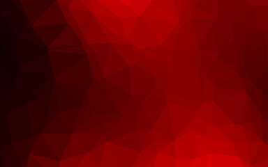 Light Red vector polygonal template.