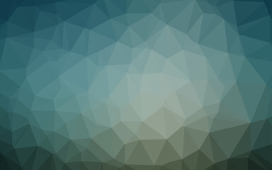 Dark Blue, Green vector low poly layout.