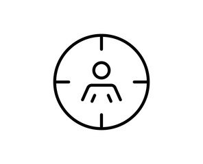 Marketing line icon