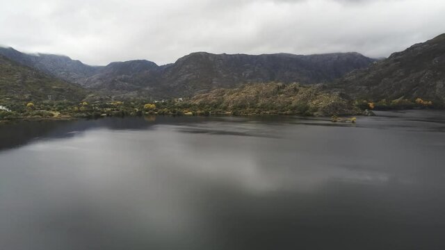 Sanabria Lake. Zamora,Spain. Aerial Drone Footage