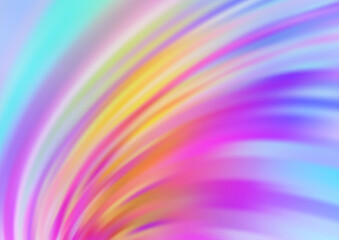 Obraz premium Light Multicolor, Rainbow vector pattern with bubble shapes.