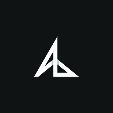 Letter AL Monogram Abstract Creative Icon Logo Design Template