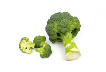 broccoli isolated on white