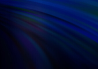 Dark BLUE vector template with abstract lines.