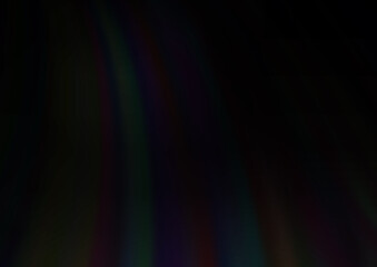 Dark Silver, Gray vector pattern with curved circles.