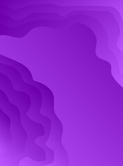 Luxury Violet Abstract Background with trendy fluid liquid and papercut style.