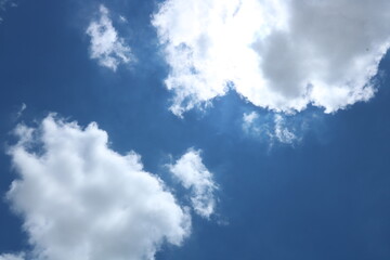 Obraz premium blue sky with clouds