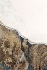 Stone wall background. Background of stone wall of boulders and pebbles
