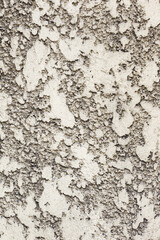 Great colorful background or texture. Abstract concrete is aged with cracks, scratches and remnants of old paint in different shades. Rough concrete surface