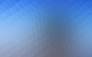 Light BLUE vector abstract polygonal layout.