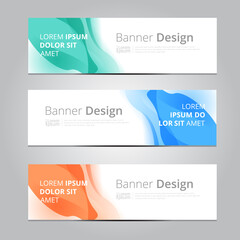 Vector abstract design background texture banner template.