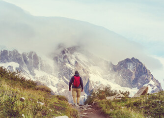 Fototapeta premium Hike in Patagonia
