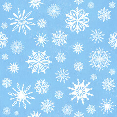 Christmas background with snowflakes