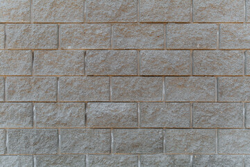  Abstract background from white brick pattern wall. Brickwork texture surface for background. Textured