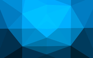 Light BLUE vector low poly layout.