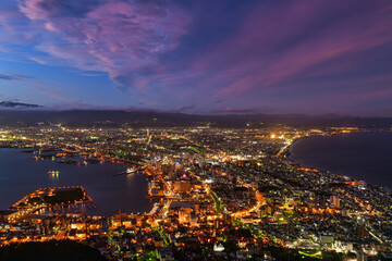 Fototapeta premium 函館山から見る函館市街