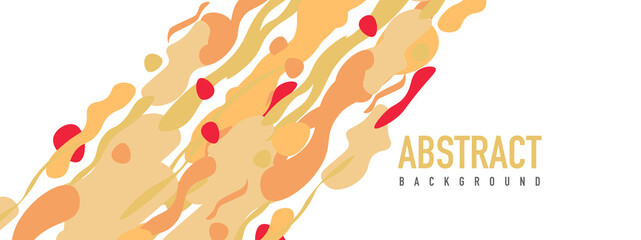 Trendy liquid style shapes abstract design, dynamic vector background for placards, brochures, posters, web landing pages, covers or banners