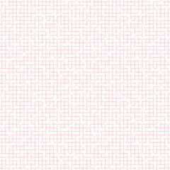 Abstract check pattern design. Vector seamless texture repeat background in pink.
