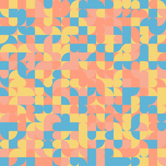 Unusual Abstract Geometric Artwork Composition