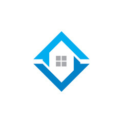 real estate logo , abstract building logo