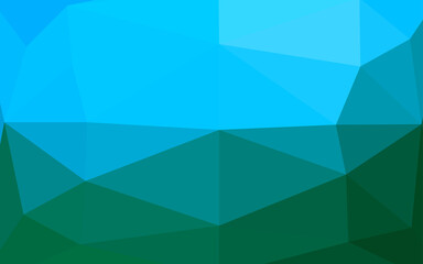 Light Blue, Green vector low poly layout.