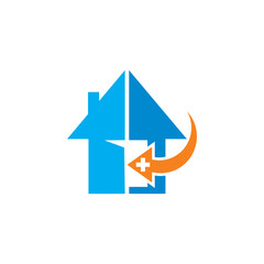 real estate logo , building sign logo