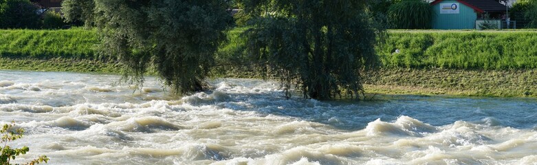 Augusthochwasser Bruckmühl 2020