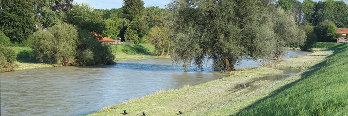 Augusthochwasser Bruckmühl 2020