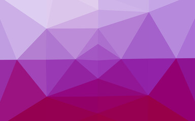 Light Purple vector triangle mosaic texture.