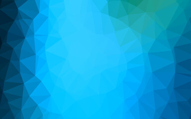 Light BLUE vector polygonal background.