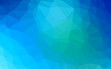 Light BLUE vector blurry triangle pattern.