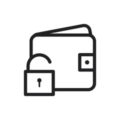 wallet icon vector design illustration