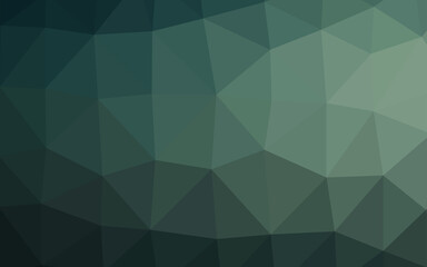 Light Green vector blurry triangle template.