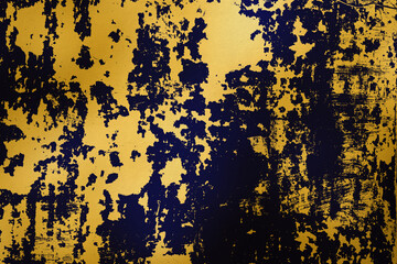 Background material golden indigo abstract 3282GN